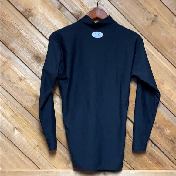 3 for $20! UA ColdGear mock neck compression shirt - Picture 3 of 5